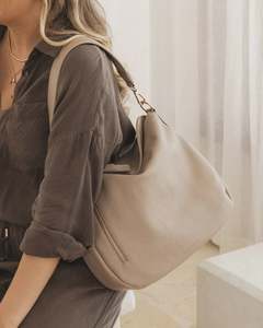 Louenhide Bags: Nadia Shoulder Bag - Malt