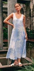 Elda Midi Dress - Hanalei Print