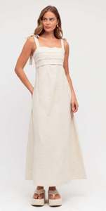 Paper Heart: Tenille Maxi Dress - Oatmeal