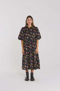 Lucinda Dress - Vivid Noir