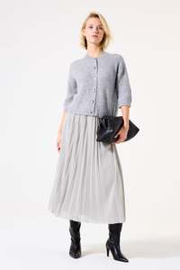 Grey Button Up Cardi