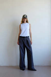 City Twill Trouser - Dark Grey