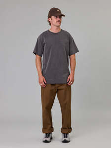 Slow Days Sea Tee - Aged Black