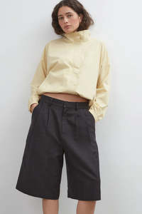 Whats New: Longline Short - Black