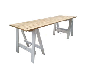 Versatile Outdoor Trestle Tables - Custom Options