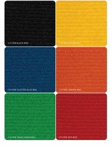 Display & Signage: Ribbed fabric Colour range