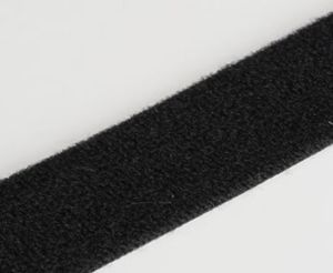25 mm x 25 yard Std Black Micro loop