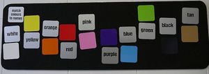 “Hooky Loopy” Match Colours to Names in English – TILE SET ONLY