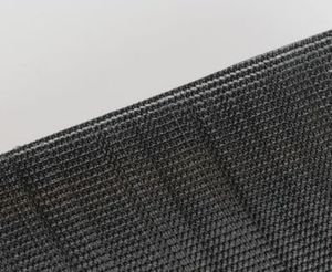 305 mm x 1 metre Black PSA Molded hook sheet
