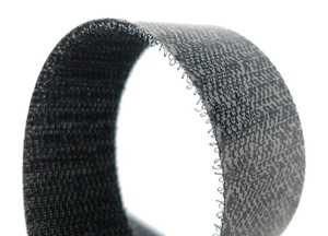 25 mm x 25 metre Weldable HA Black Hook & Loop