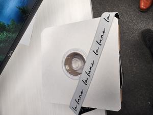 32 mm x 25 m White Elastic La Lune loop tape