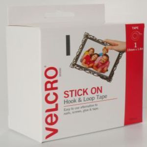 5 mtr/5 mtr hook & loop White pack