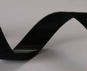 25 mm Black Qwik-Ties Continuous tape