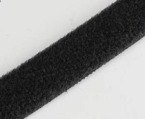12 mm x 50 yd Black Handsoft Loop