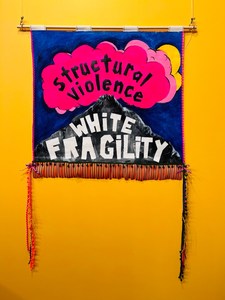 Artwork: Toitū te Tiriti Day of Activation painting, 30 May 2024