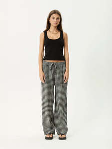 Asta - Seersucker Wide Leg Pant