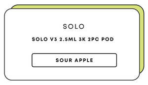 Solo V3 2.5mL 3k 2pc Pod