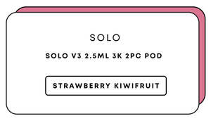 Solo V3 2.5mL 3k 2pc Pod