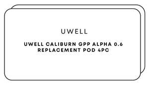 Uwell Caliburn GPP Alpha 0.6 Replacement Pod 4pc
