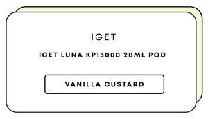 Vapes: IGET Luna KP13000 20mL Pod