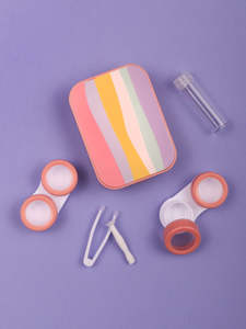 Contact Lens Case - Colour Wave