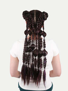 Synthetic Pre-Braided Festival Hair