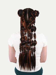 Synthetic Pre-Braided Festival Hair