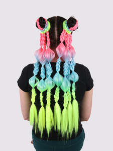 Synthetic Pre-Braided Festival Hair
