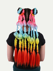 Synthetic Pre-Braided Festival Hair