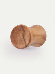 Hand Carved Olive Wood Plug