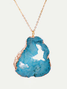Aura Geode Pendant
