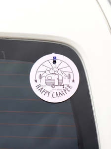 Happy Camper Window Sign