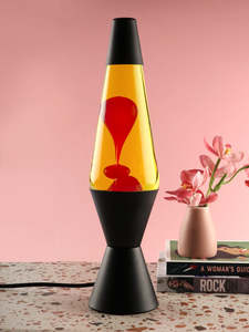 Liquid Lamp Black / Yellow / Red