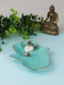 Decor: Hamsa Hand Trinket Dish
