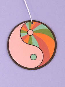 Air Fresheners: Air Freshener Colourful Yin Yang