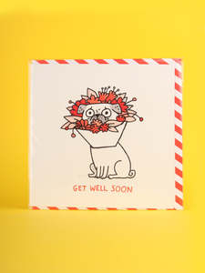 Card - Get Well Soon Pug