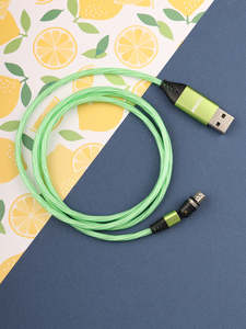 Tech: Flashing Magnetic Cable Micro USB 1m