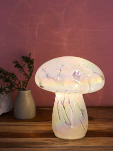 Glass Mushroom Lamp