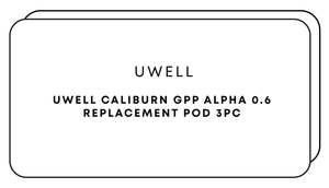 Uwell Caliburn GPP Alpha 0.6 Replacement Pod 3pc