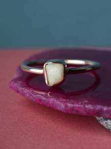 Opal Sterling Silver Ring