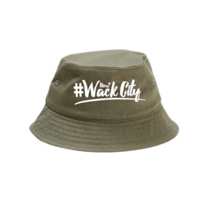 Kids Khaki Green Bucky (White)