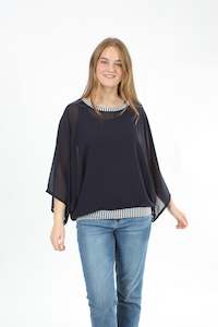 Erica Top: Erica Top - Navy