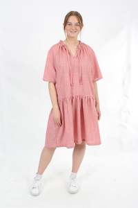 Parker Dress: Parker Dress - Red White Gingham