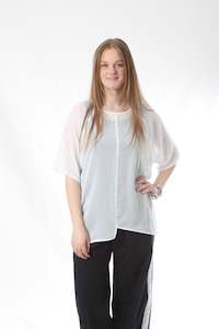 Elle Top: Shelley Top - White