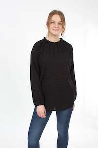 Willow Top: Willow Top - Black - Pre-Order