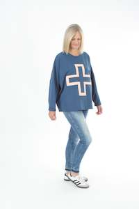 Oversized Sweater - Blue