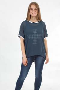 Zoe Dress: Zoey Top - Denim Blue -  Pre-Order