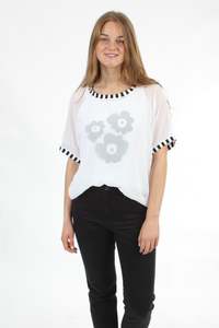 Zoey Top - White - Pre-Order