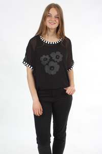 Zoe Dress: Zoey Top - Black - Pre-Order