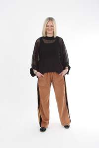 Sonia Top - Black or White Mesh - Pre Order